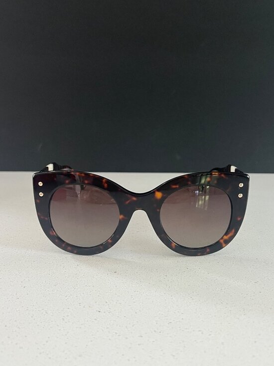 CAROLINA HERRERA Butterfly Full Rim Sunglasses - Brown